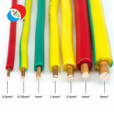 Bon prix CCC BV Fil électrique domestique en cuivre à âme unique PVC en ligne