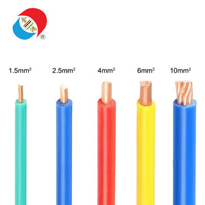 Buen precio LSZH Retardante de llama conductor de cobre de núcleo único Circuito de salida de iluminación seguro ideal en línea