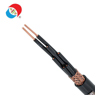 Guter Preis KVVP Geschirmtes Steuerkabel 450/750V PVC-isoliert Kupfergeflecht EMI-empfindliche Anwendungen Online