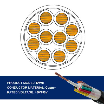 KVVR Flexible Multi-Core Control Cable for Robotic Arms & Moving ...